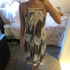 Peasant Embroidery Midi Dress, Size S